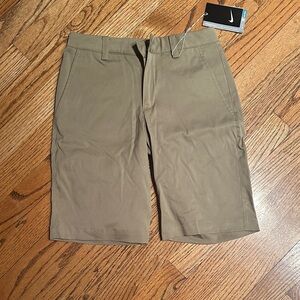 Nike Men's Khaki Flat Front Shorts